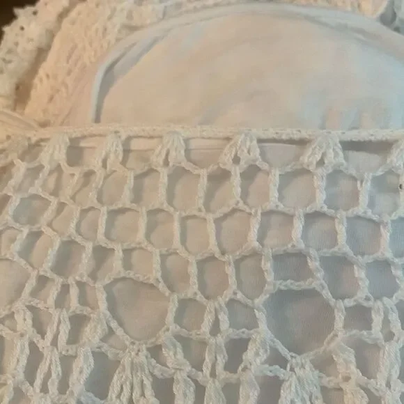 Anna Kosturova Cotillion handmade Crochet Midi Dress - size S - Picture 9 of 11